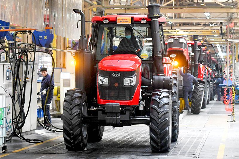 Lignes de production de tracteurs à usage intensif	