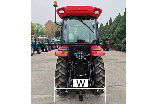 Largeur de voie : 1200 mm