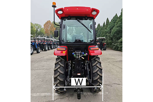 Largeur de voie: 1300 mm