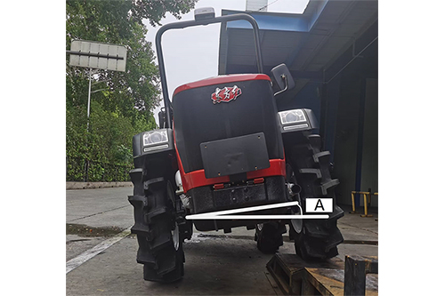 Angle d'articulation : 15°